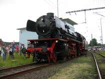 BR 41 360 ist auf dem Weg zur Drehscheibe (Altenbeken 1.07.07)