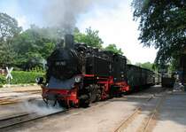 Der Rasende Roland in G�hren kurz vor der Abfahrt.