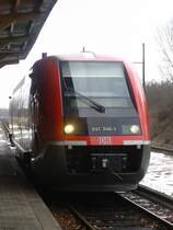 BR 641 040 im Bahnhof S�mmerda (unten); Januar 2006 