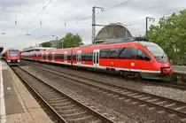 644 016-7 erreicht am 28.05.2019 als RB38 (RB11803)  Erft-Bahn  von Bedburg(Erft) nach Köln Messe/Deutz das Ziel der Fahrt.