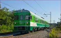 SŽ 711-007 fährt durch Maribor-Tabor Richtung Maribor HBF. /5.9.2019