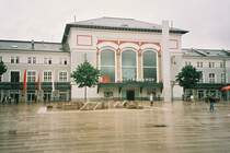 Salzburg Hbf. 06.08.2002 wenige Tage vor dem Hochwasser