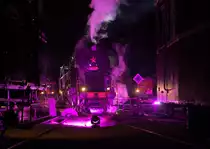 464 203 auf der Drehscheibe in Luzna u Rakovnika.Eisenbahnmusem, Nationaler Tag der Eisenbahn, Nachschau.21.09.2019 21.15 Uhr.