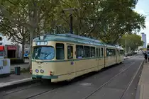 VGF Düwag O-Wagen 111 am 31.08.19 in Frankfurt am Main 