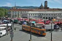 Strassenbahn Turin.
Mit verschiedenen Triebwagen in Torino unterwegs am 27. April 2019.
Foto: Walter Ruetsch