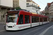 Strassenbahn Erfurt.
Mit verschiedenen Strassenbahntypen unterwegs am 18. September 2019.
Die  TATRAS  konnte ich nur noch auf der Stadtrundfahrt erleben.
Foto: Walter Ruetsch  