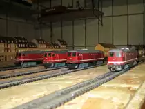 Viermal die 130 007 in TT,während es im Original nur eine 007 gab.