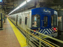 Metro North Railroad in New York Grand Central Terminal, 14.09.2019.