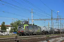 Siemens Vectron der BLS 475 407-3 durchfährt den Bahnhof Pratteln. Die Aufnahme stammt vom 12.09.2019.