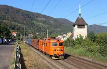 130 047-4 zu sehen mit einem Kohlenzug am 21.09.19 in Vanov.