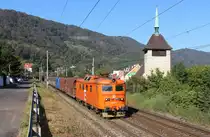 130 047-4 zu sehen mit einem Kohlenzug am 21.09.19 in Vanov.