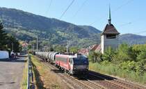 365 004-1 zu sehen mit einem Kesselzug am 21.09.19 in Vanov.