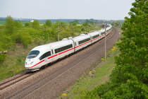 403 015  Singen (Hohentwiel) als ICE 624 von München Hbf nach Dortmund Hbf bei Markt Einersheim, 02.05.2019