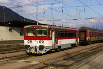 811 023-5 kam am 24. April 2019 gerade in Zilina an. 