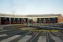 Historisches Bahnbetriebswerk Arnstadt.
Am 21. und 22. September fand das grosse Eisenbahnfest statt.
Impressionen verschiedener Fahrzeuge vom 20. September 2019 anlässlich der Nachtfotoparade von 19:00 Uhr bis 23:00 Uhr.
Foto: Walter Ruetsch