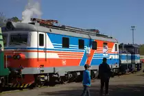 124 601-6  war  fast  die einzige E-Lok, die zum Národní den železnice in Luzna ausgestellt war.   21.09.2019 11:28 Uhr.
