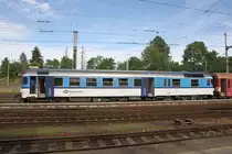 CD 854 030-4 am 09.August 2019 nach der Ankunft als Os 4812 von Brno hl.n. im Bahnhof Jihlava.