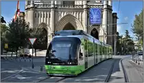 CAF Tram 510 in der baskischen Hauptstadt Vitoria-Gasteiz. (20.09.2019)