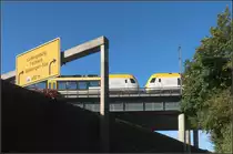 Über die Schnellstraße -

Ein Flirt 3-Doppel auf der Brücke über die Bundesstraße 14 zwischen Rommelshausen und Waiblingen.

29.09.2019 (M)