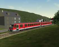 628 im Biggetal. Ein sehr sch�nes Freewaremodell.