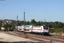 147 569-8 mit dem IC 2387/RE 52387 (Stuttgart Hbf-Singen(Htw)) in Welschingen 21.9.19