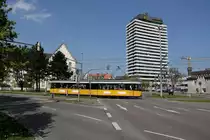 GT4 Wagen 10 am 21.04.18 am Ehinger Tor, Ulm