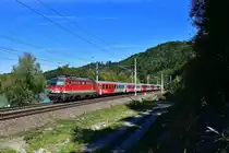 1142 683 mit einem REX am 18.09.2019 bei Wernstein am Inn.