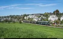 125 Jahre rechtsufrige Zürichseebahn Rapperswil - Zürich am 29. September 2019.<br>
SBB Historic BDe 4/4 1643 als Extrazug Zürich Tiefenbrunnen - Rapperswil zwischen Uerikon und Feldbach vor typischer Goldküstenkulisse.