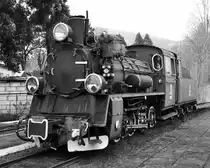 08. September 2017, Besuch des Schmalspurbahnmuseums in Greifenberg. Lok Px48 3901. Da mir das Farbkleid nicht so recht gefiel, hab ich mal die sw-Variante erprobt.