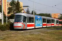 DPMB 13T 1937 am 24.August 2019 in der Schleife bei der Haltestelle Kralovo Pole, nadrazi.