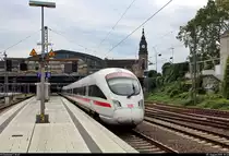 411 010/411 510 (Tz 1110  Naumburg (Saale) ) als ICE 1600 (Linie 28) von München Hbf nach Hamburg-Altona verlässt Hamburg Hbf auf Gleis 8.
[5.8.2019 | 15:33 Uhr]