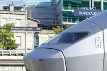 Ein TGV Atlantique wartet in Bordeaux auf seinen nächsten Einsatz. 06.09.2019.