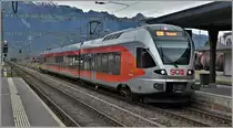S4 mit 526 055-9 nach Sargans in Buchs SG. (07.11.2019)