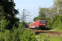 DB Regio 143 241) // Bochum; Bahnübergang  Stalleickenweg  // 25. Mai 2017
