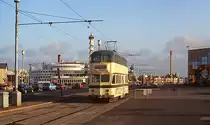 Auch die 1934/35 von English Electric gebauten  Balloon -Doppeldecker waren im April 1992 noch unentbehrlich, wie hier die Nr. 700
