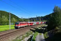 1142 624 mit einem Regio am 18.09.2019 bei Wernstein am Inn.
