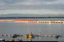 NTV italo ETR 675 am 14. November 2019 auf der Ponte della Libertà in Venedig