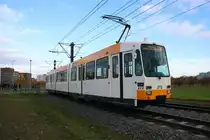 MVG Düwag M8C Wagen 272 am 09.11.19 in Mainz in der Nähe der Opel Arena (Fußballstadion)