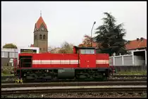 Am 13.11.2019 hatte die Captrain Lok V 148 einen Aufenthalt in Lengerich Hohne in der alten TWE Werkstatt. Bei der Lok handelt es sich trotz des modernen Aussehens um eine altgediente DB Lok. Aus der Computer Nummer konnte ich 211177-1 entnehmen!