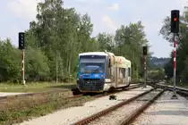 CD 841 003-7 wartete am 24.August 2019 im Bahnhof Velke Mezirici auf den nächsten Einsatz.