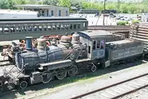 1914 Baldwin 2-6-2 No. 1  Brooks-Scanlon Corporation . Aufgenommen am 21. Mai 2018 in der Steamtown in Scranton, Pennsylvania / USA.