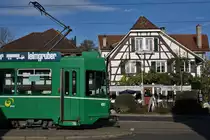 Basler Verkehrs-Betriebe BVB.
Strassenbahnimpressionen in Allschwil vom 22. November 2019.
Foto: Walter Ruetsch