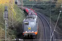 Hector 162.006 auf der Hamm-Osterfelder Strecke in Recklinghausen 22.11.2019