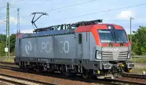 PKP CARGO S.A., Warszawa [PL] mit  EU46-510  [NVR-Nummer: 91 51 5370 022-3 PL-PKPC] am 12.09.19 Durchfahrt Bf. Flughafen Berlin Schönefeld. 