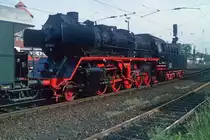 50 3655 der ET (Eisenbahn-Tradition, Lengerich) mit Sonderzug anläßlich des Dampflokfestes (Osnabrück Hbf, 01.09.20002; digitalisiertes Dia.