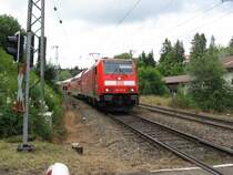 146 231-6 bespannte am 6.7.07 den IRE 4711 am B�31.