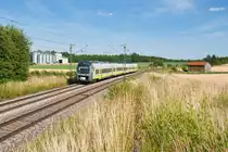 440 105 als ag 84202 (Plattling - Neumarkt (Oberpf)) bei Batzhausen, 10.07.2019