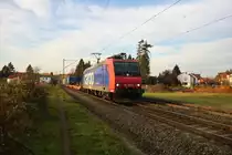 SBB Cargo Deutschland 482 029-6 mit Containerzug am 24.11.19 in Hanau West