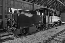 Die Dampflokomotive  22  wurde im Jahr 1939 bei Borsig gebaut und war als HF191 von Oktober 1942 bis März 1943 auf der Schmalspur-Heeresfeldbahn Tuleblja-Demjansk in der Sowjetunion im Kriegseinsatz. (Mauterndorf, August 2019)