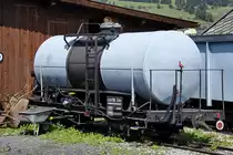 Ein Kesselwagen war Ende August 2019 am Bahnhof Mauterndorf abgestellt.